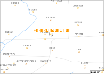 map of Franklin Junction