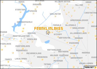 map of Franklin Lakes