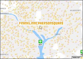 map of Franklin McPherson Square