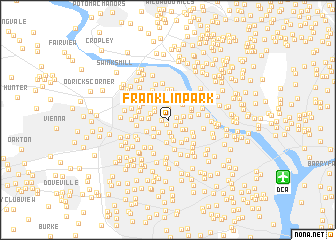 map of Franklin Park