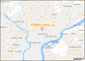 map of Franklinville