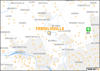 map of Franklinville