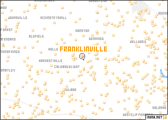 map of Franklinville