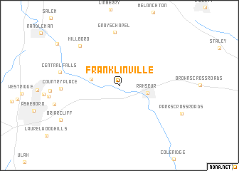 map of Franklinville