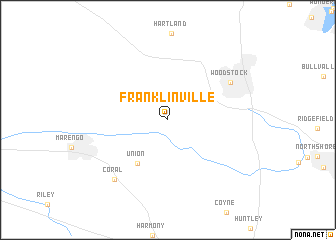 map of Franklinville