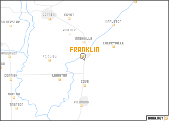 map of Franklin