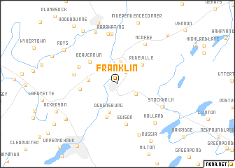 map of Franklin