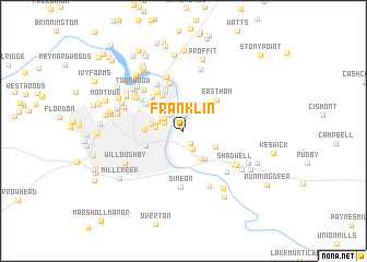 map of Franklin