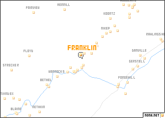 map of Franklin