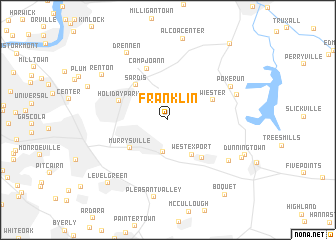 map of Franklin