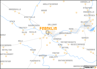 map of Franklin