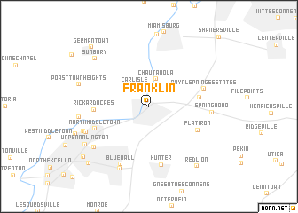 map of Franklin