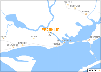 map of Franklin