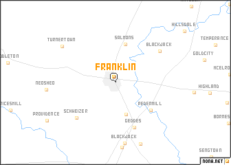 map of Franklin