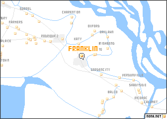 map of Franklin