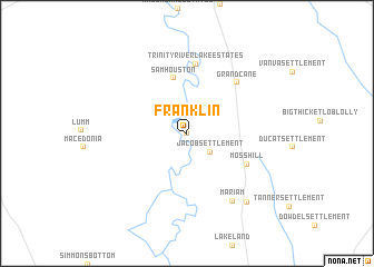 map of Franklin