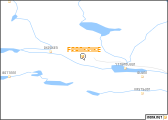 map of Frankrike