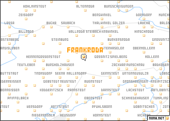 map of Frankroda