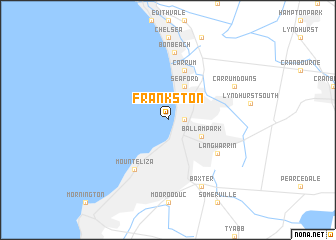 map of Frankston