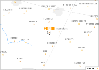 map of Frank