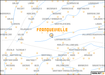 map of Franquevielle