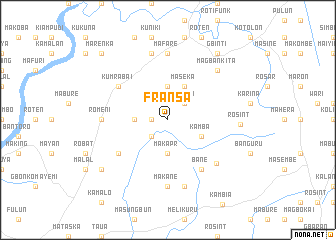 map of Fransa