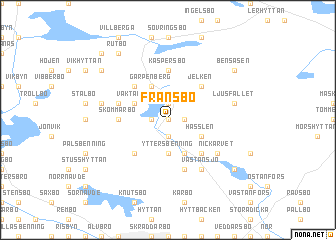 map of Fransbo