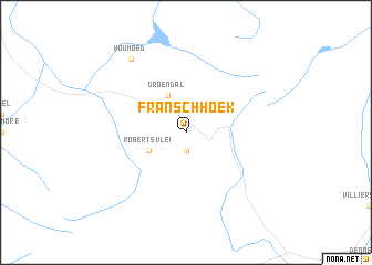map of Franschhoek