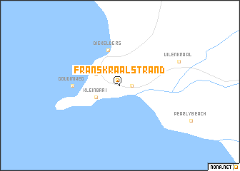 map of Franskraalstrand