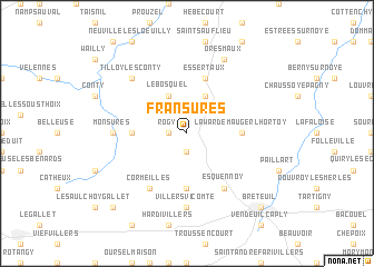 map of Fransures