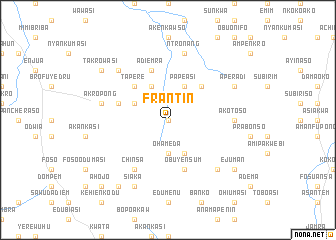 map of Frantin