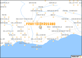 map of Frantoio Massabo