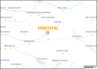 map of Frantstalʼ