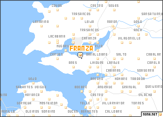 map of Franza