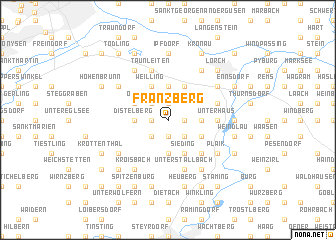 map of Franzberg