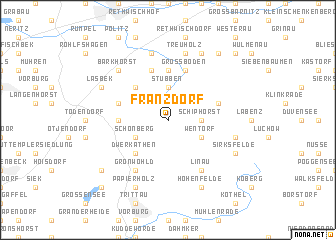 map of Franzdorf