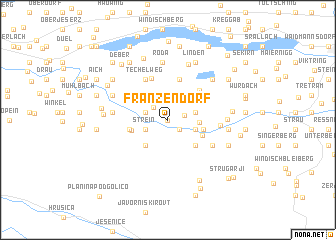 map of Franzendorf