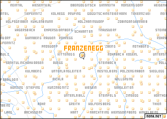 map of Franzenegg