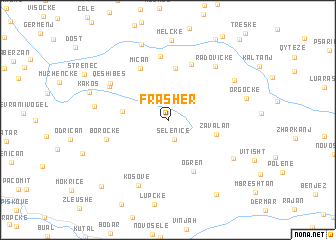 map of Frashër