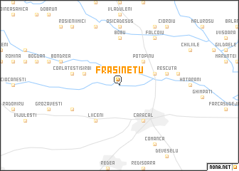 map of Frăsinetu
