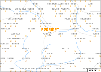 map of Frăsinet