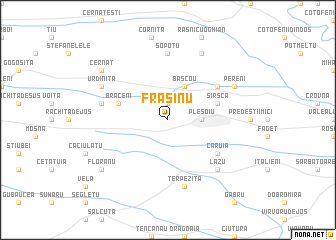 map of Frasinu