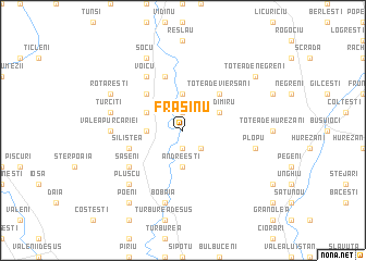 map of Frasinu