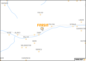 map of Frasin
