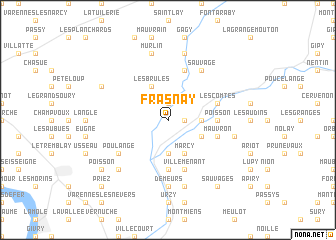 map of Frasnay