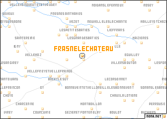 map of Frasne-le-Château