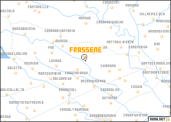 map of Frassenè