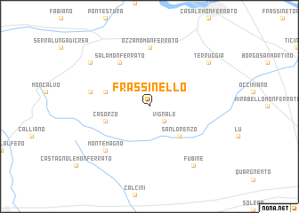 map of Frassinello