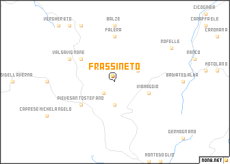 map of Frassineto