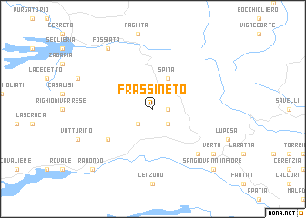 map of Frassineto